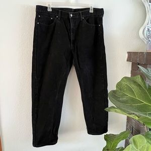 Men’s black Levi 550 Jeans 40x30
